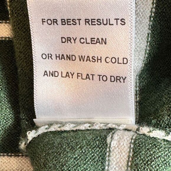 Stitches + Stripes Sweater Womens Sz S striped knit Pullover Otis Cypress Combo - Picture 11 of 11